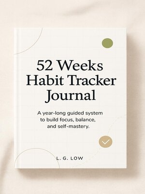cover image of 52 Weeks Habit Tracker Journal